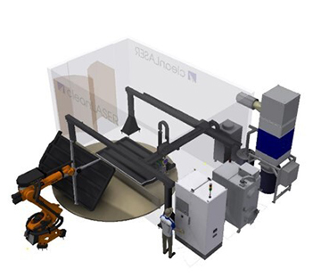 CleanGANTRY — Processing Cell laser cleaning system by Adapt Laser