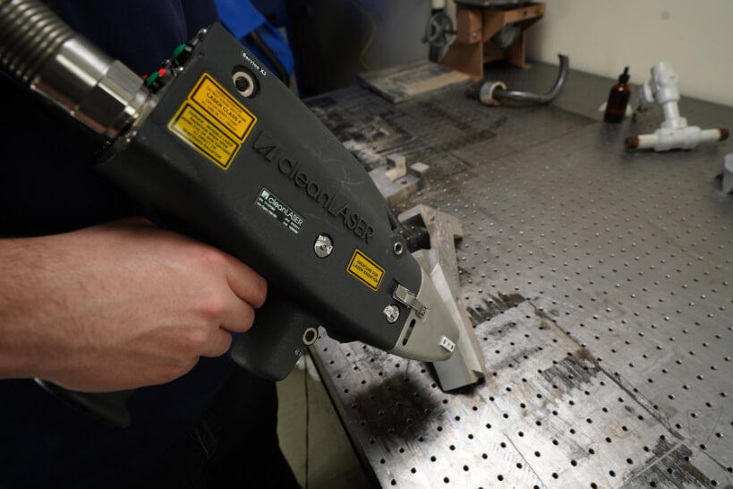 laser cleaning substrate & coating